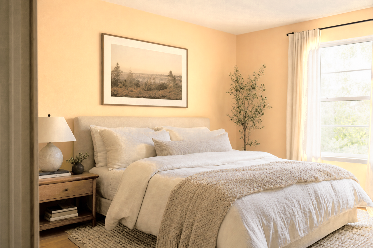 Amber Waves by Valspar on interiors