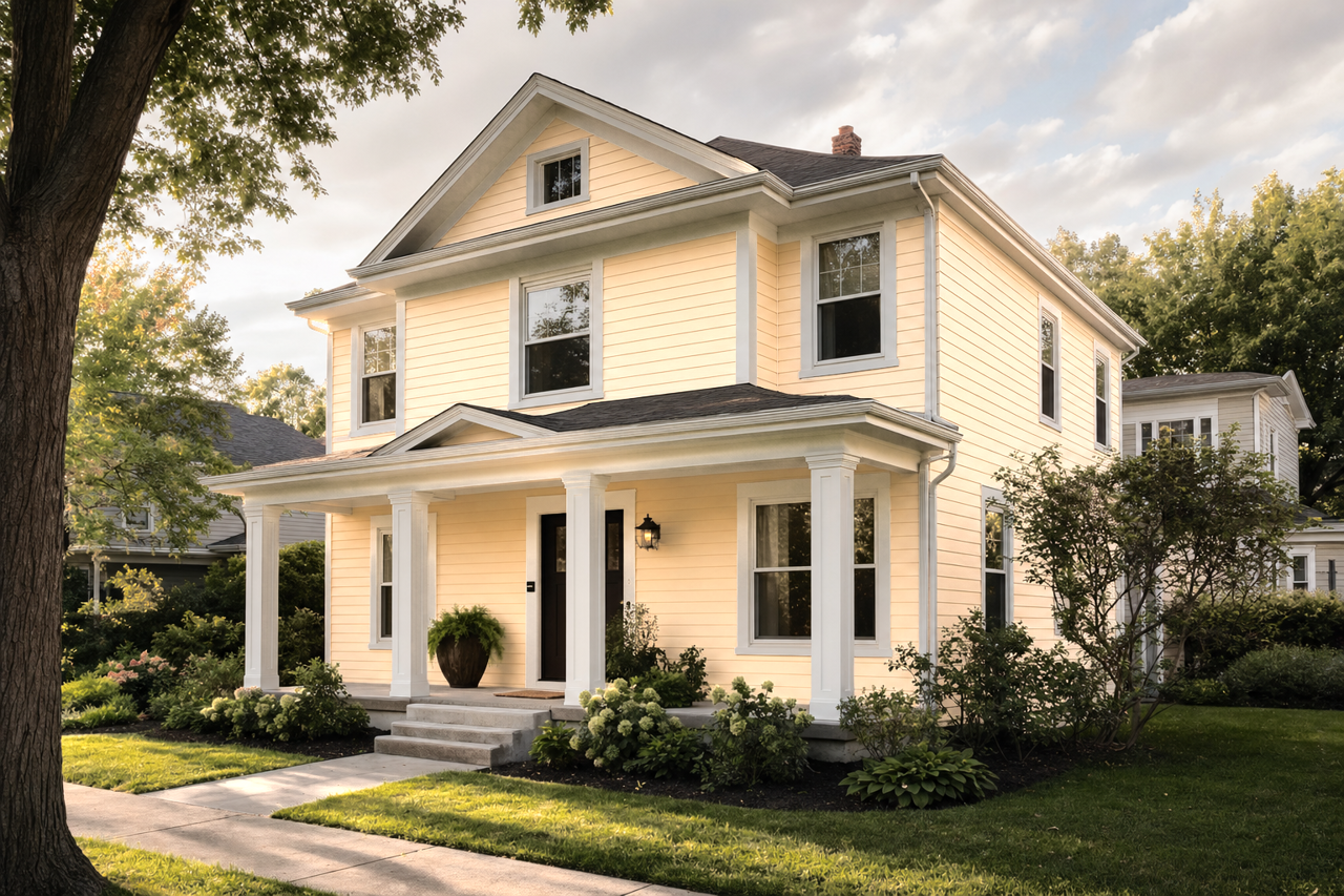 French Pastry by Valspar on exterior
