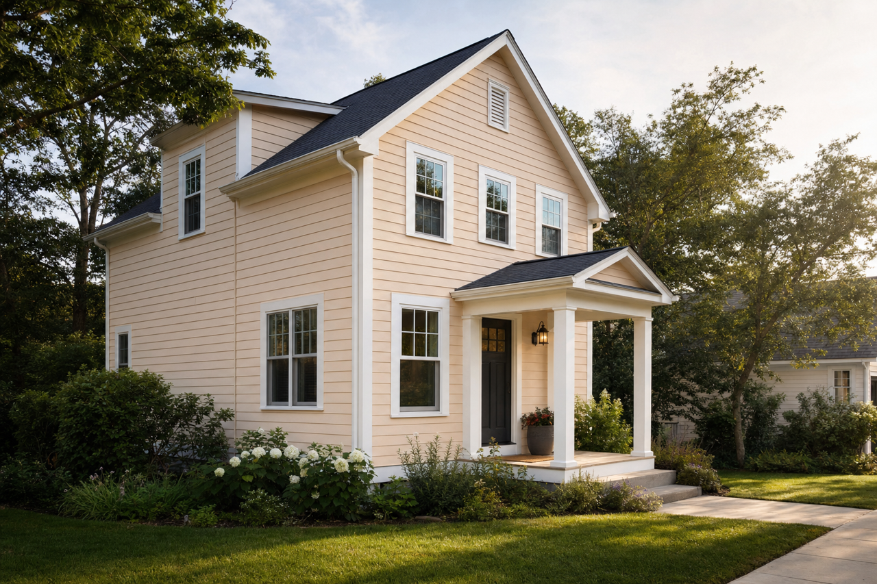 Subtle Blush by Valspar on exterior