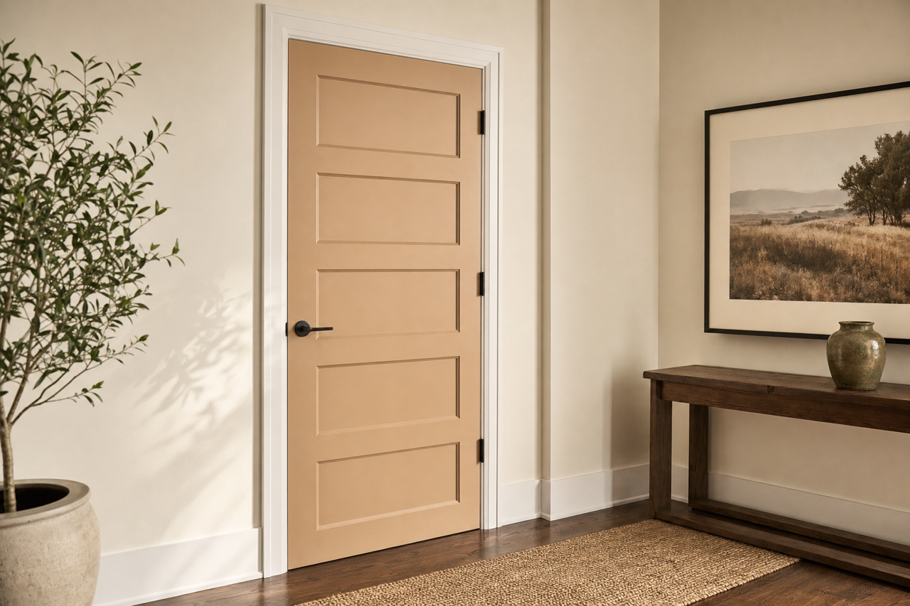 Doe Eyes by Valspar on interior-doors