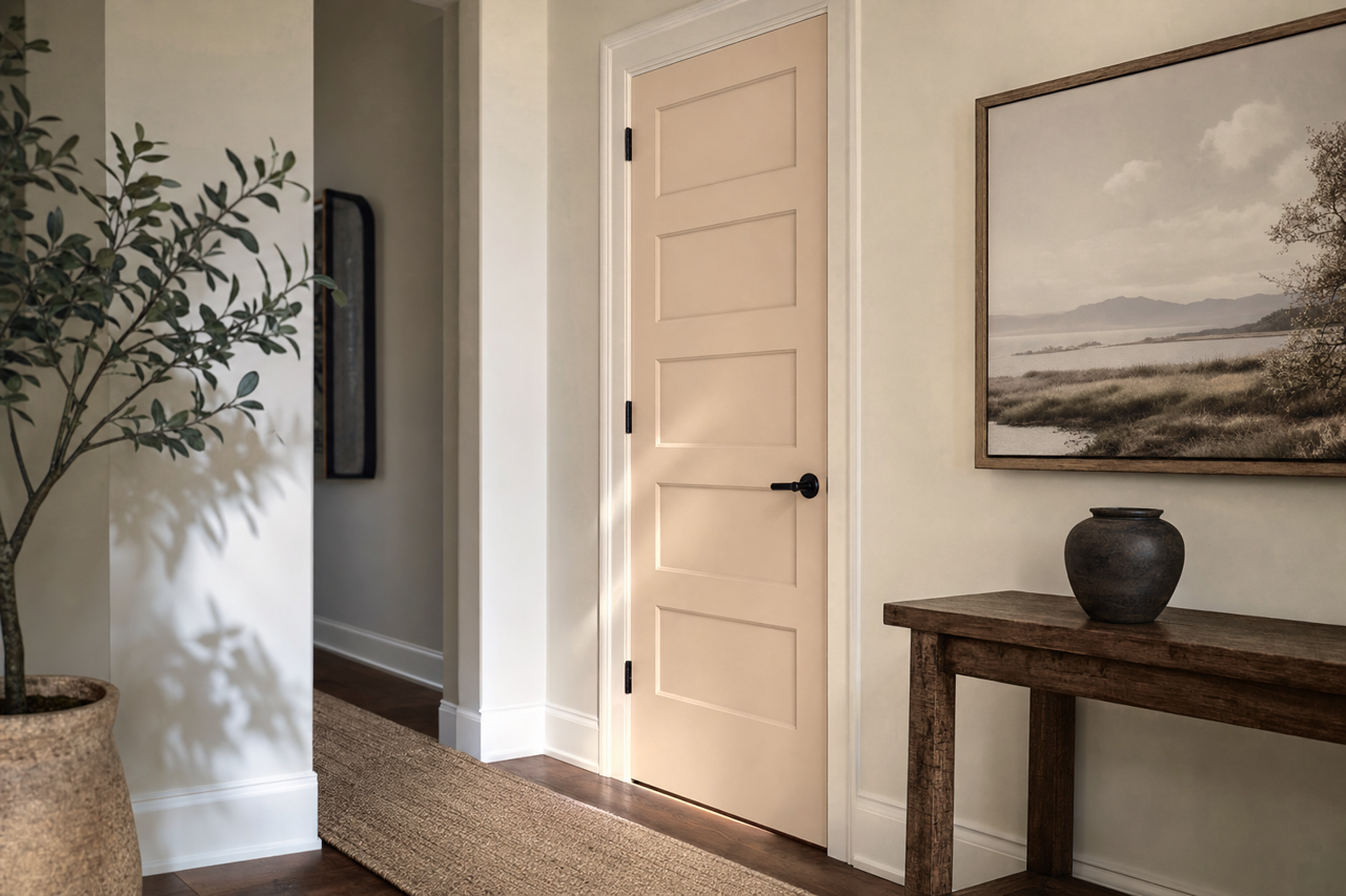 Moose Mousse by Valspar on interior-doors