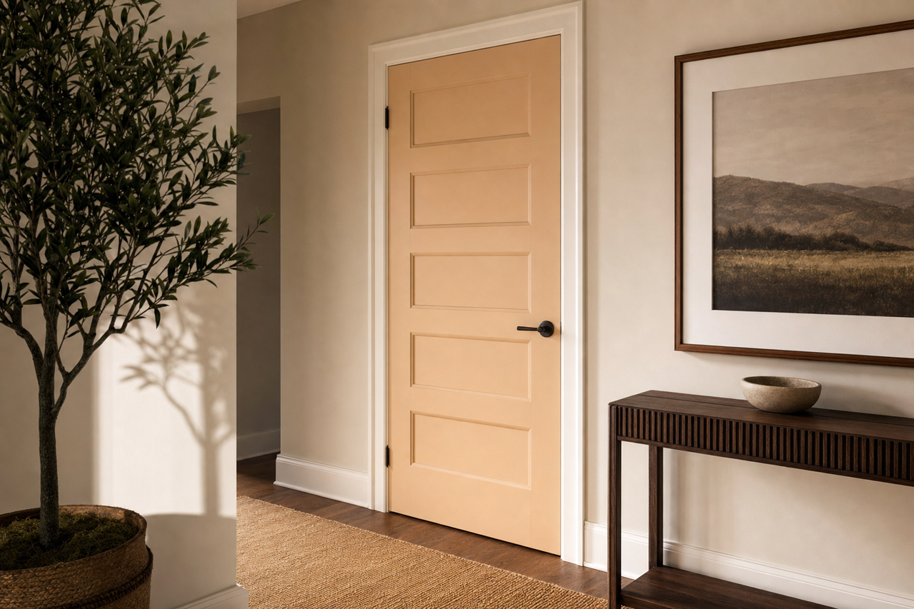 Hopsack by Valspar on interior-doors