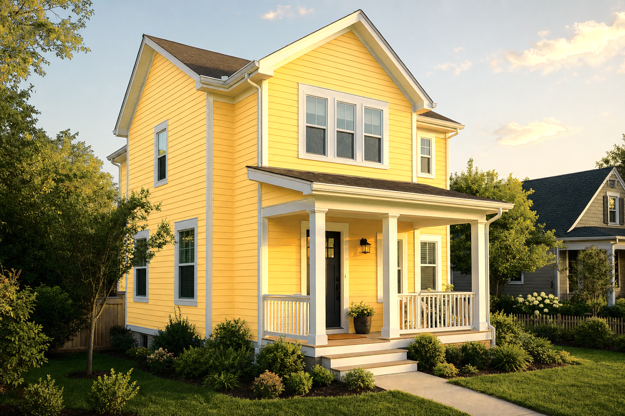 Honey Glaze by Valspar on exterior
