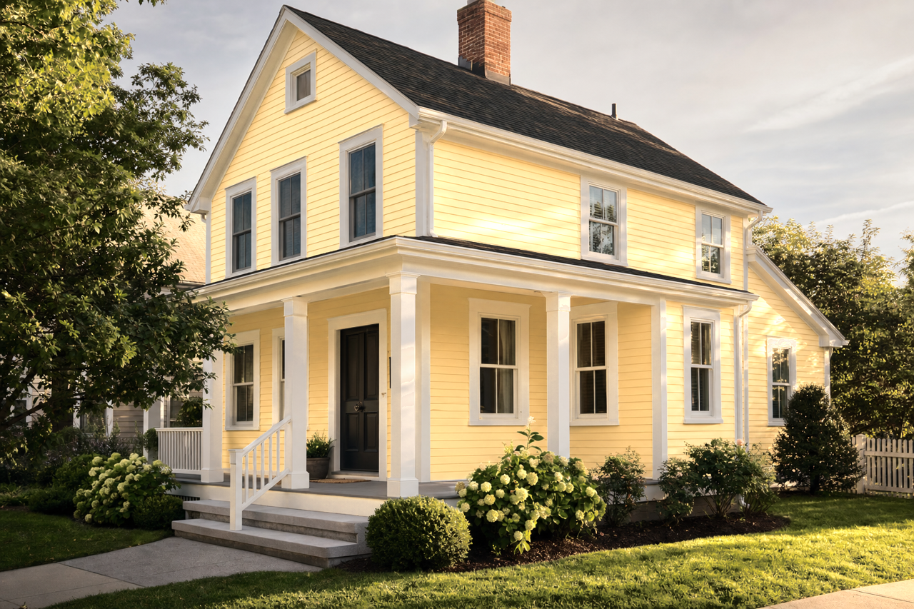 Sunglow by Valspar on exterior