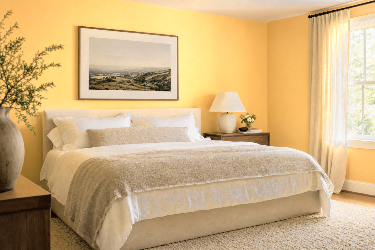 Dreamy Caramel by Valspar on interiors