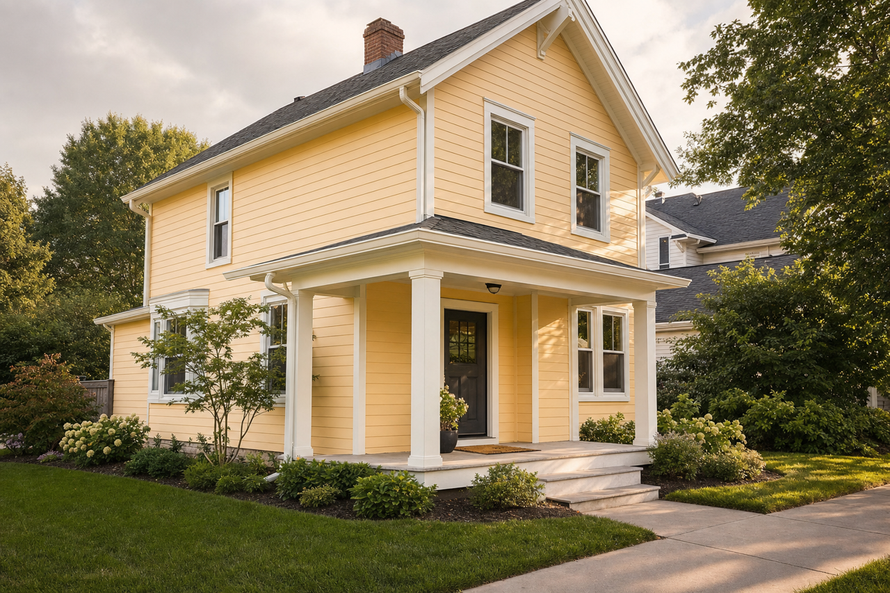 Coconut Scent by Valspar on exterior