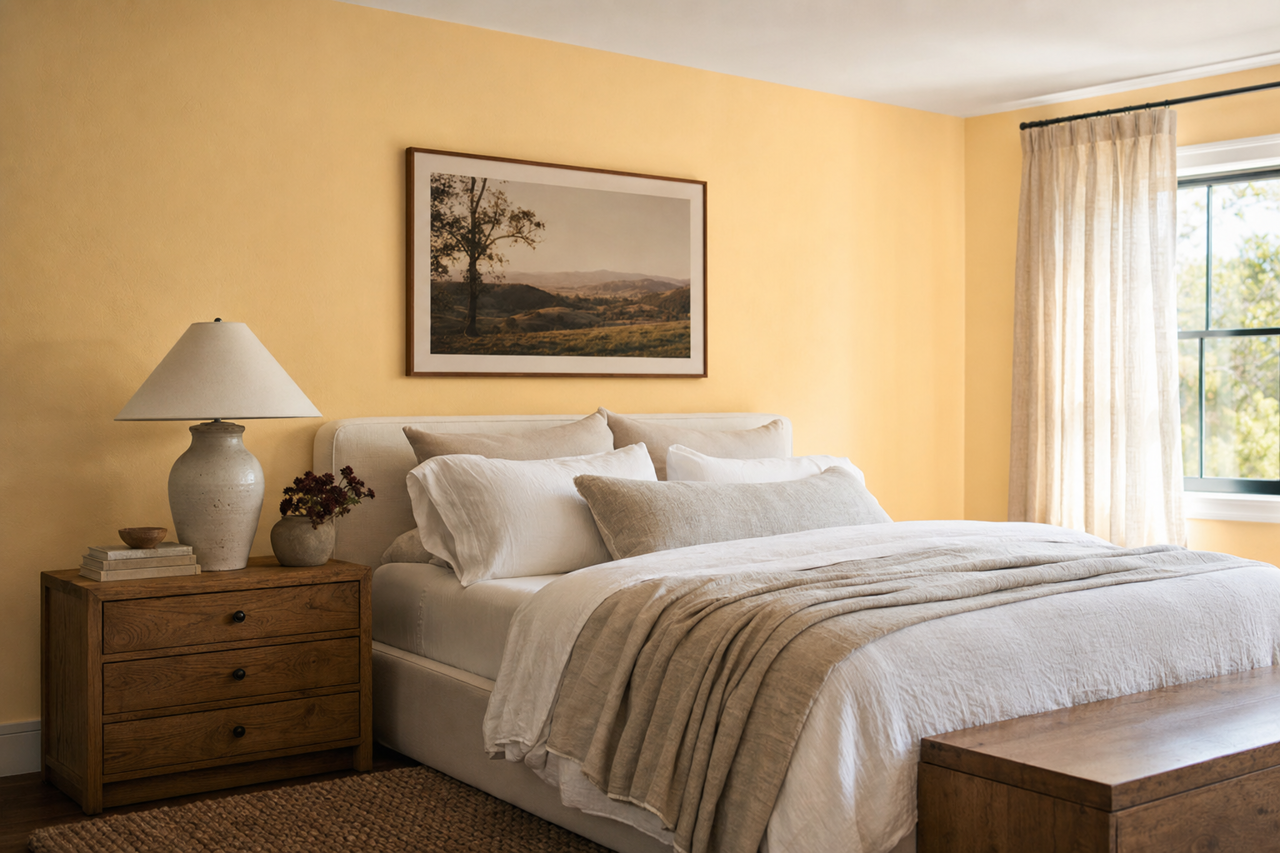 Coconut Scent by Valspar on interiors