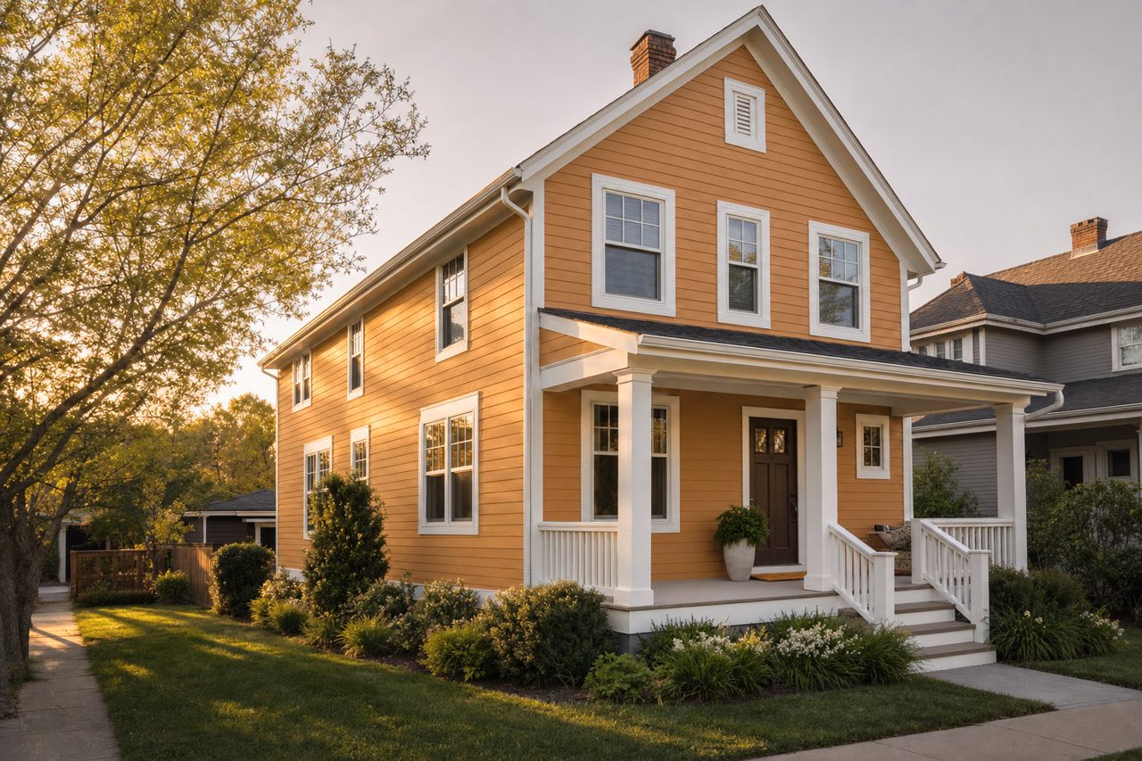 Amber Sienna by Valspar on exterior