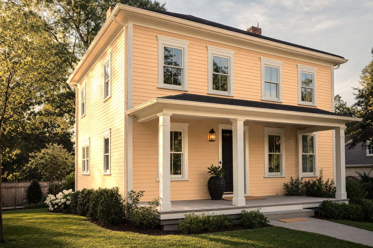 Kidskin Buff by Valspar on exterior