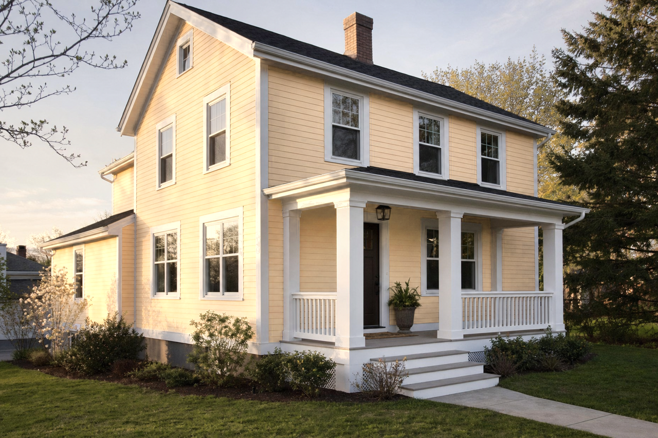 Pumpkin Pie Oh My! by Valspar on exterior