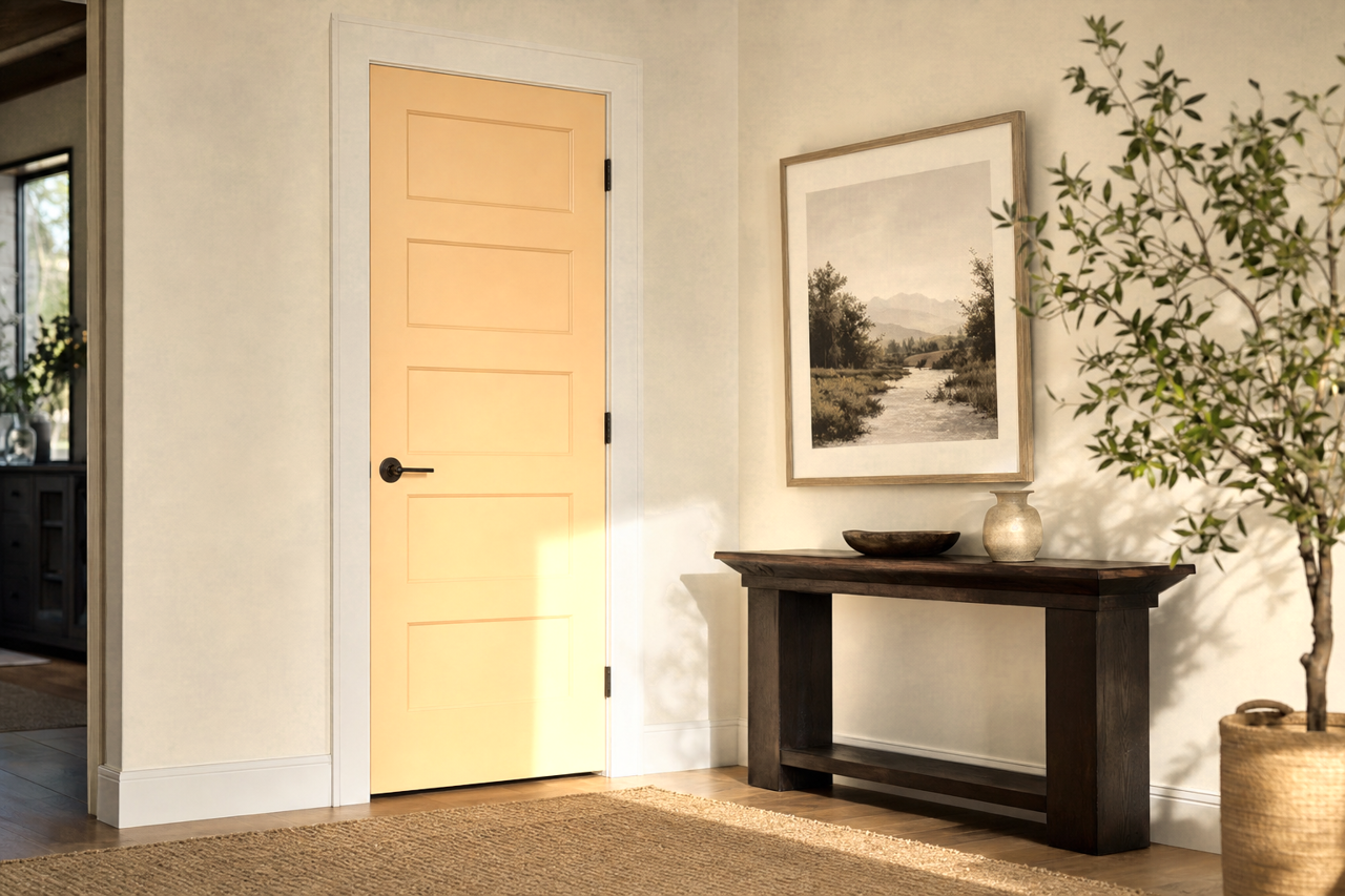 Pumpkin Pie Oh My! by Valspar on interior-doors