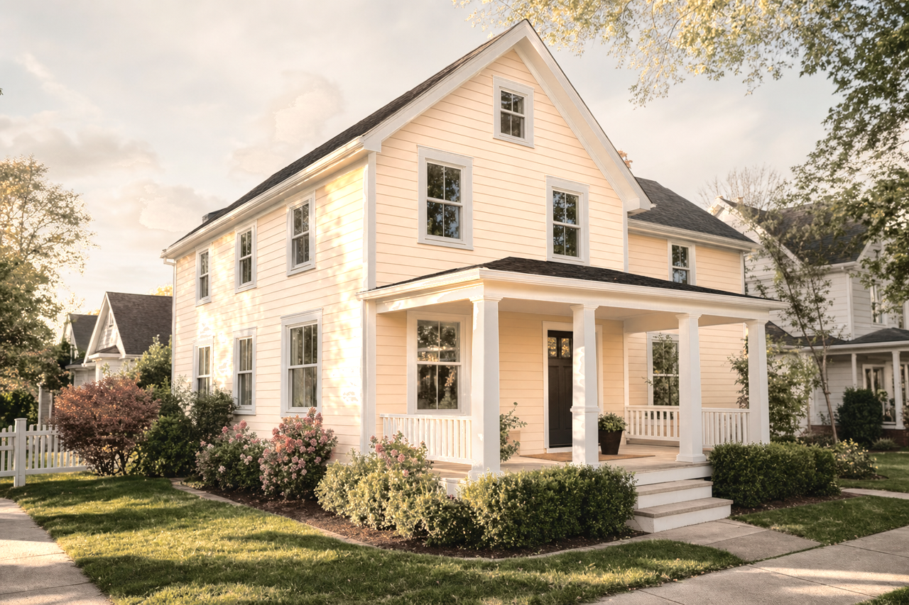 Simple Pleasures by Valspar on exterior
