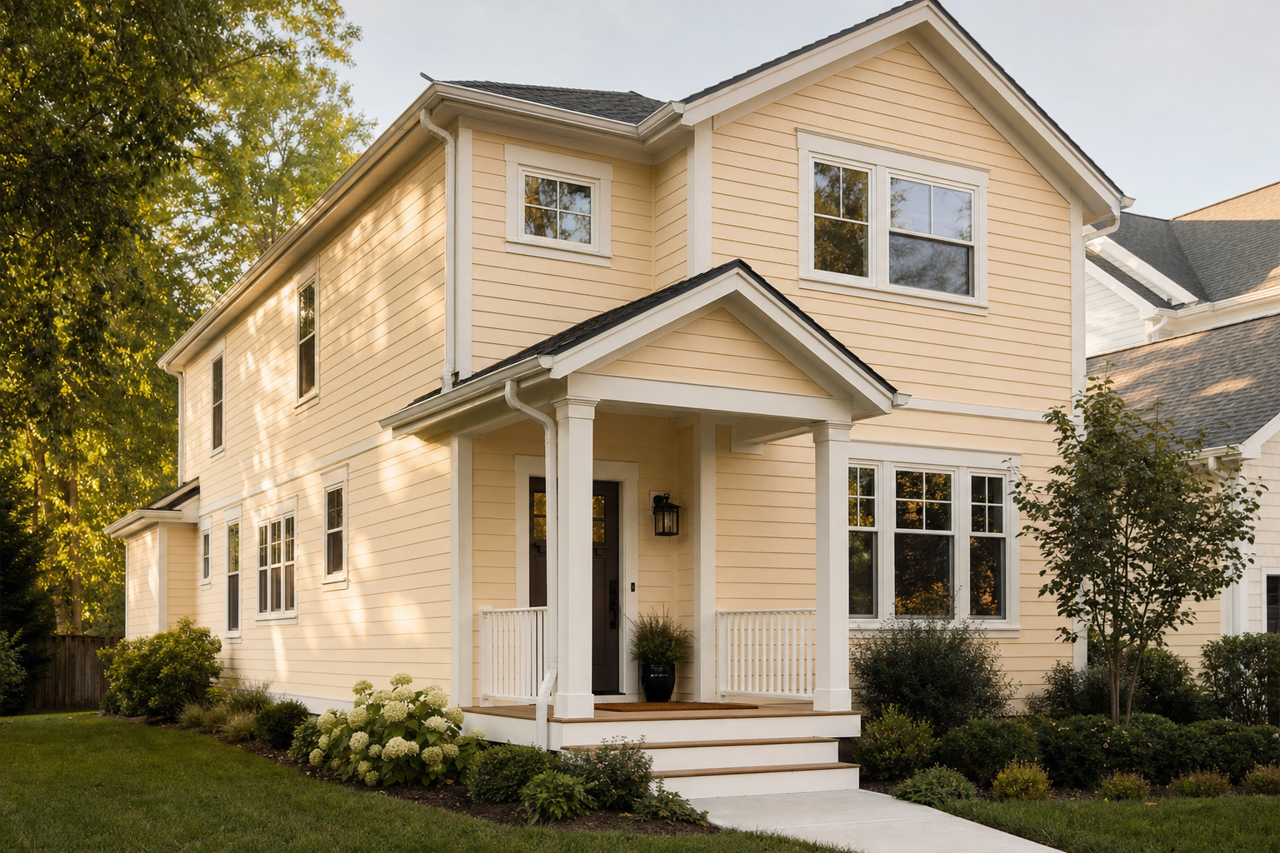 Kabuki Clay by Valspar on exterior