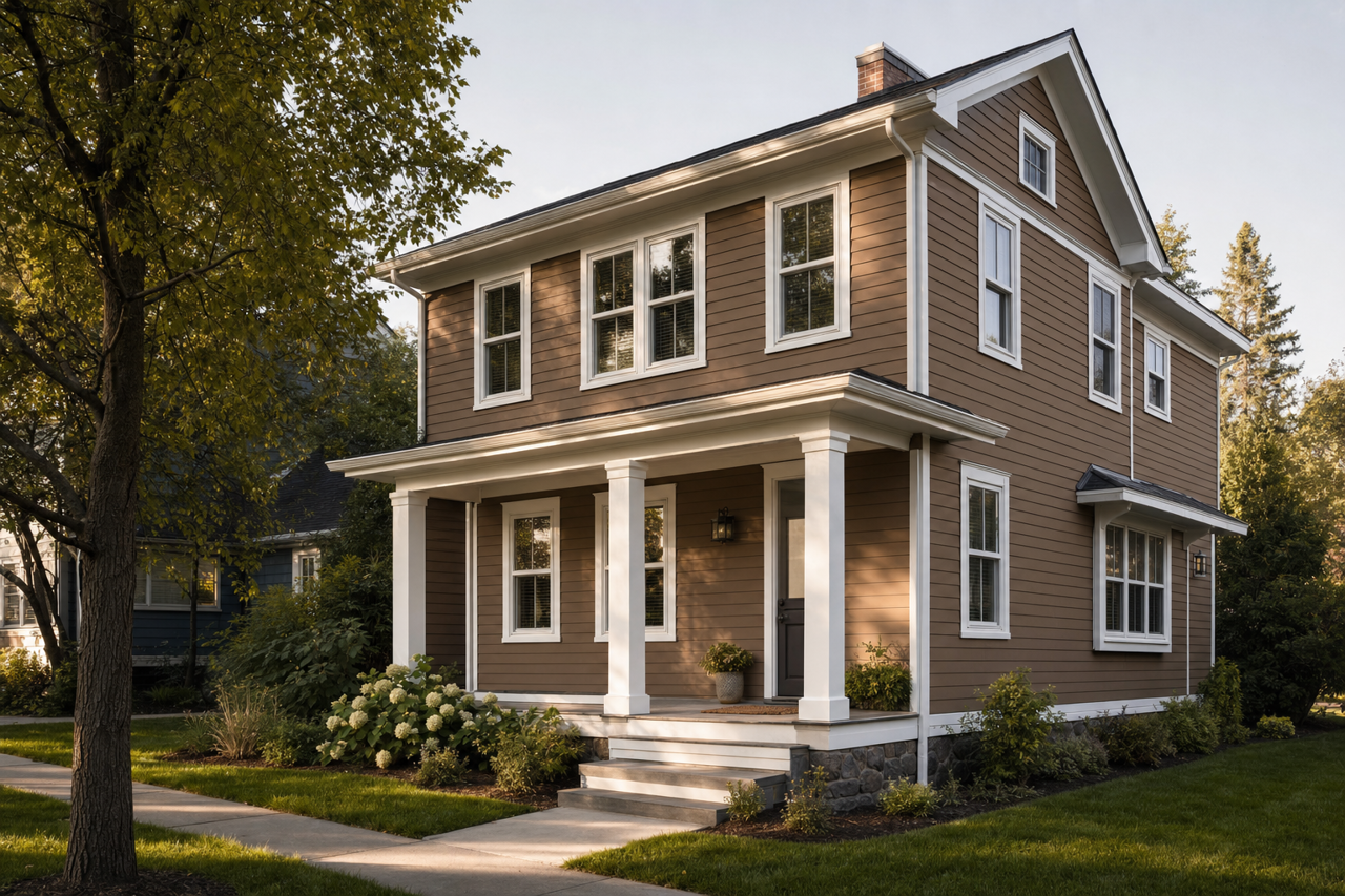 Humboldt Earth by Valspar on exterior