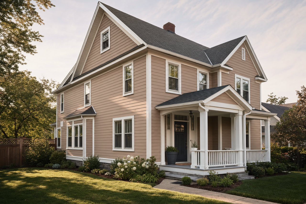 Universal Umber by Valspar on exterior