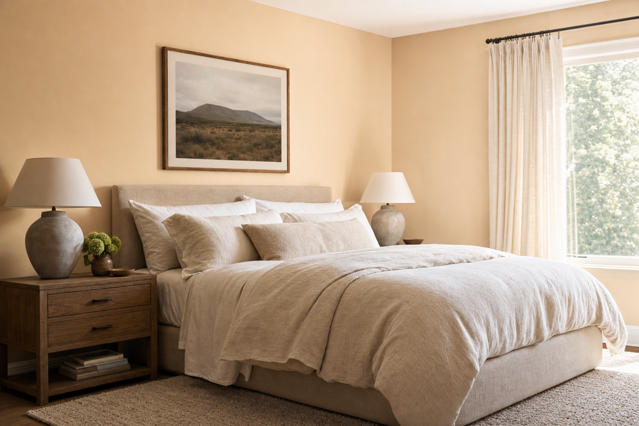Lovely Bluff by Valspar on interiors