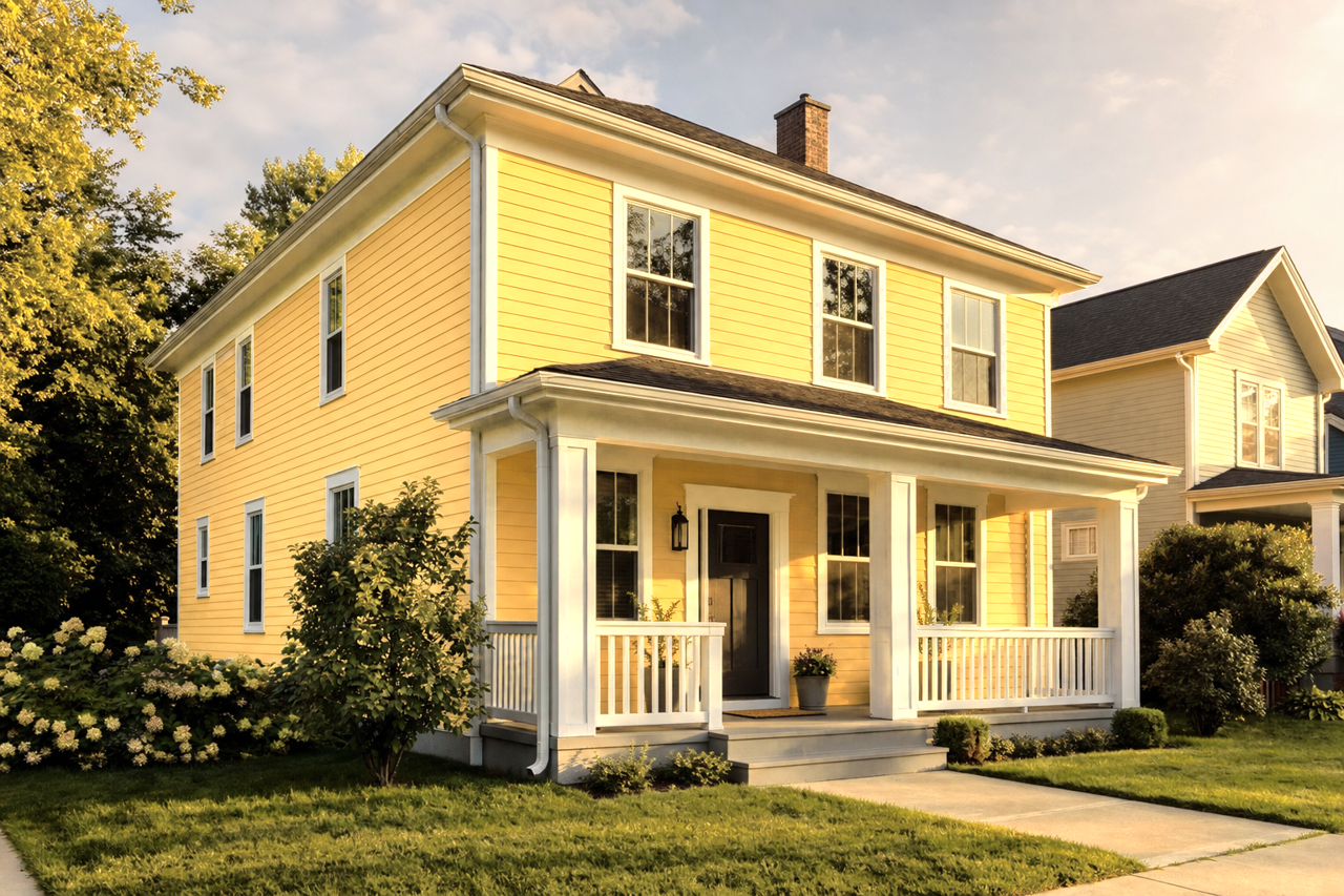 Summer Wheat by Valspar on exterior