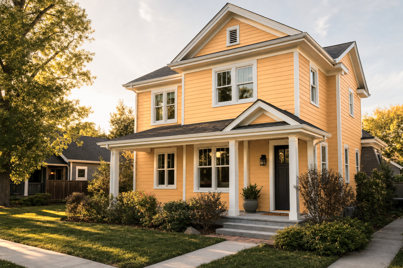 Safari Sun by Valspar on exterior