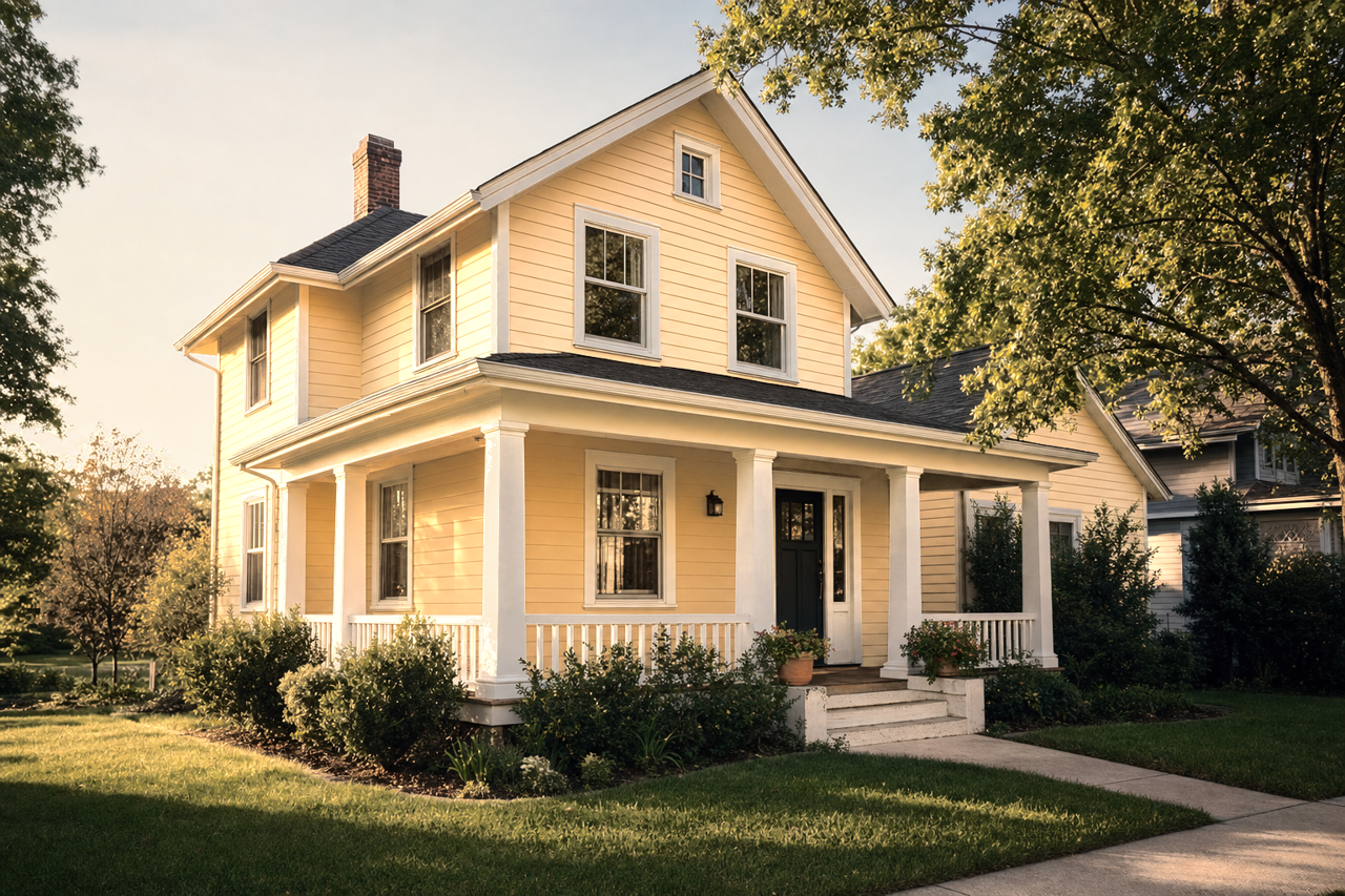 Delightful Moon by Valspar on exterior