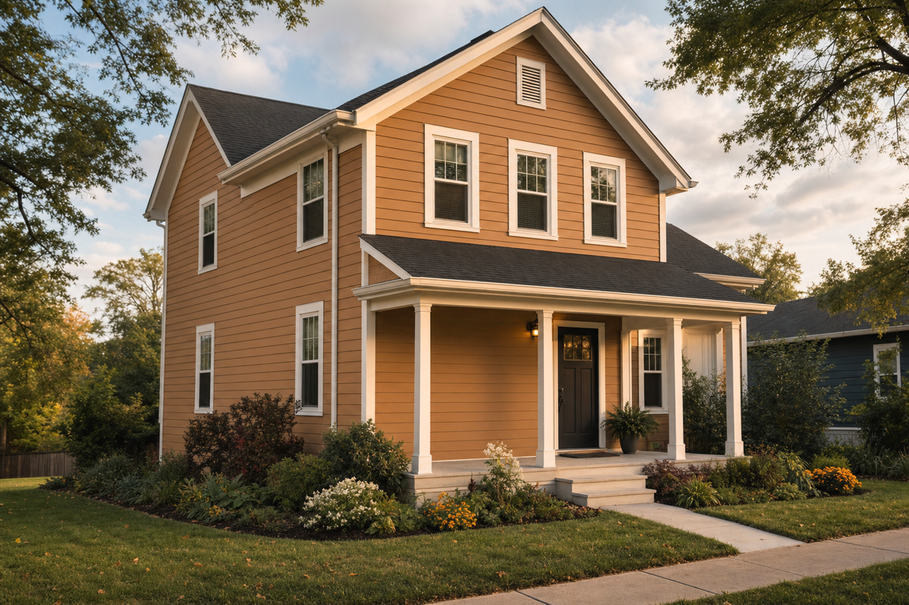 Praline Cake by Valspar on exterior
