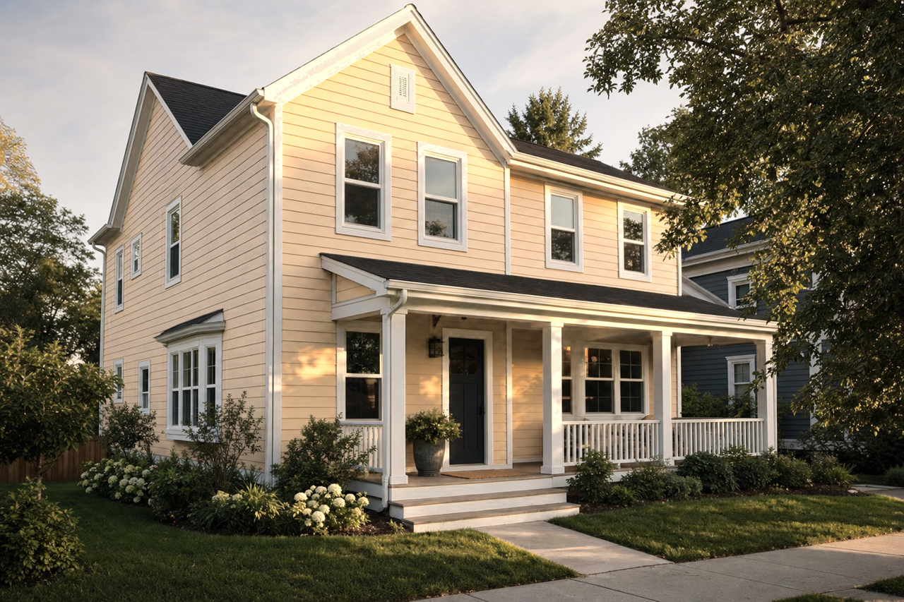 Palamino Pony by Valspar on exterior