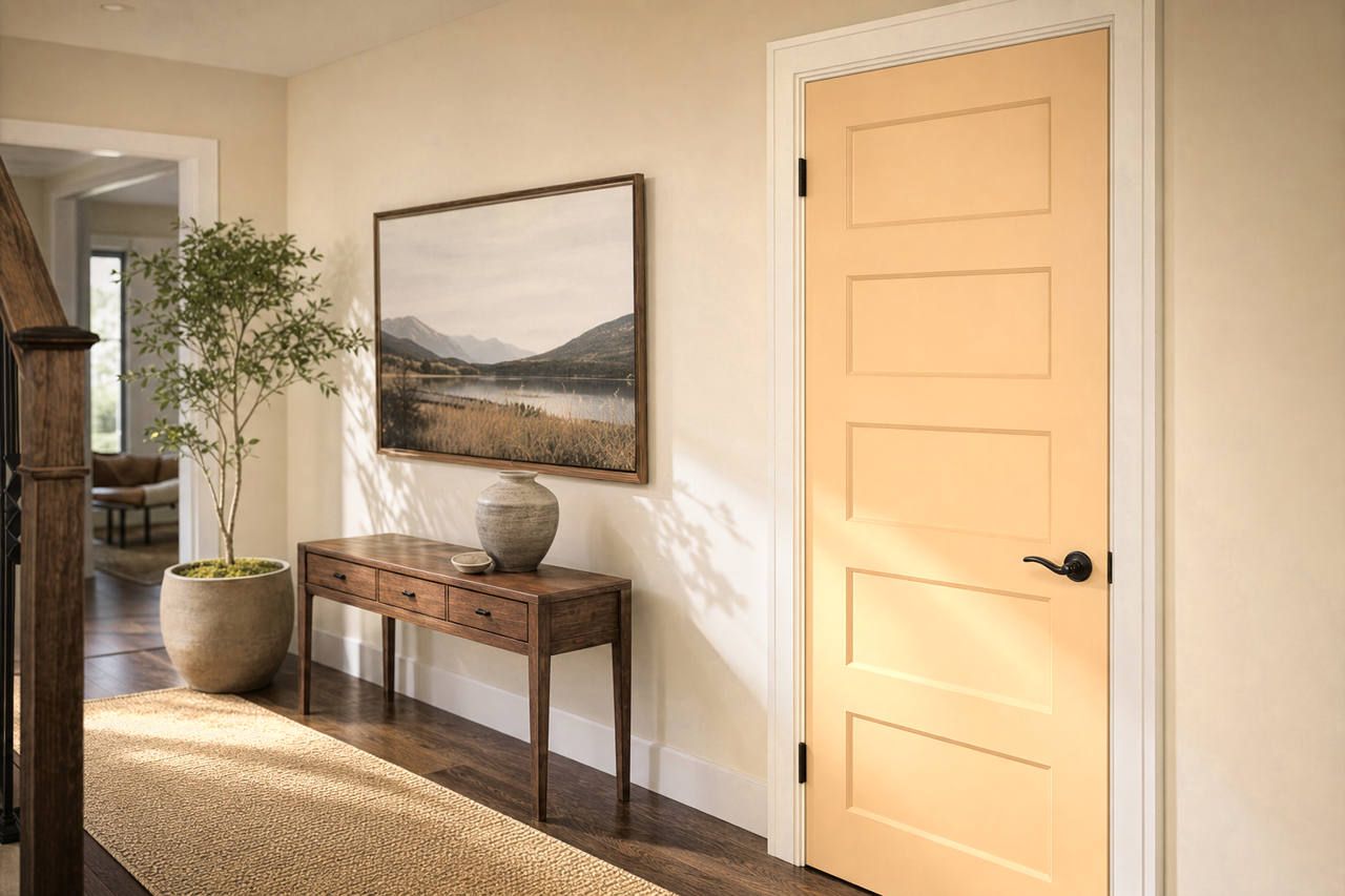Palamino Pony by Valspar on interior-doors