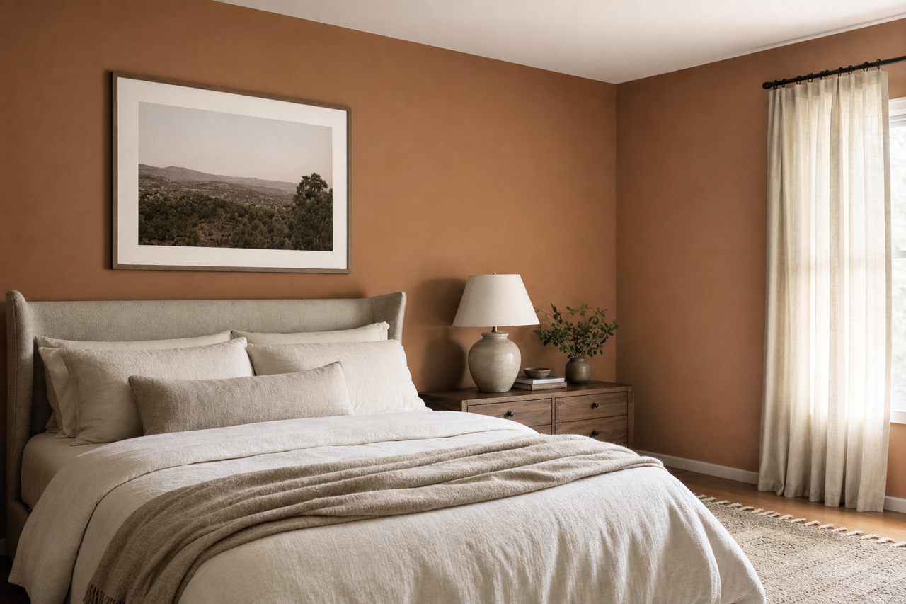 Muddy Mississippi by Valspar on interiors