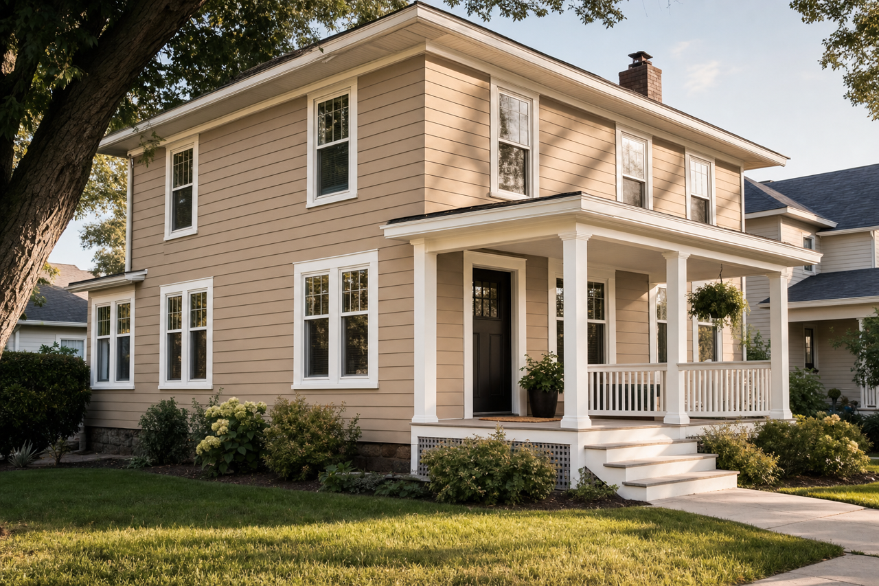 River Oak by Valspar on exterior
