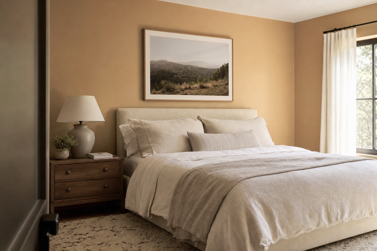 River Oak by Valspar on interiors
