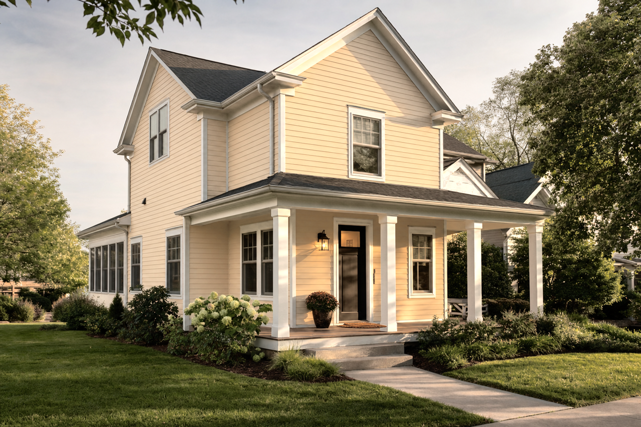 Sandy Cove by Valspar on exterior