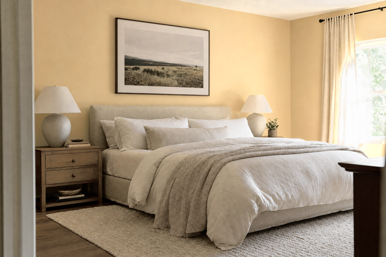 Sandy Cove by Valspar on interiors