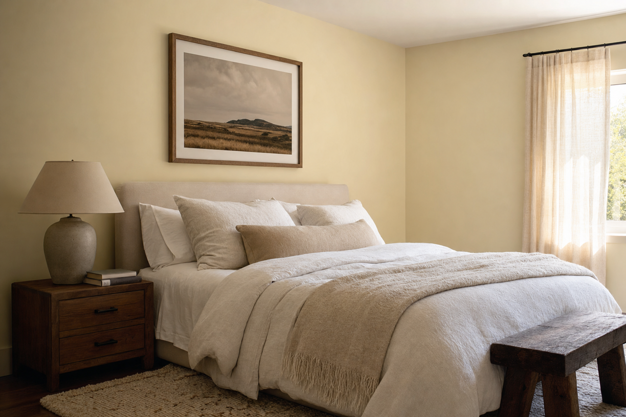Summer Linen by Valspar on interiors