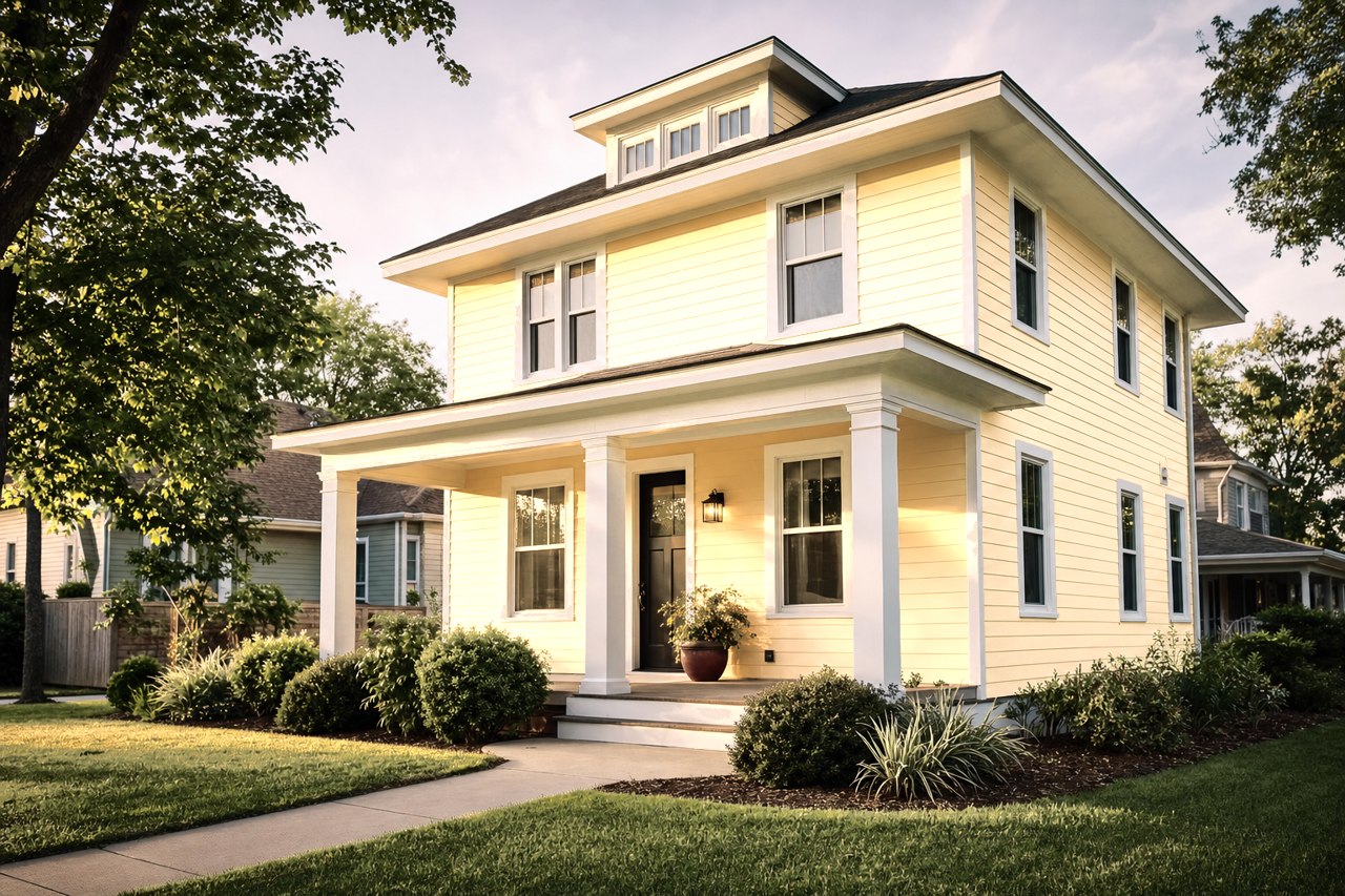Summer Wish by Valspar on exterior