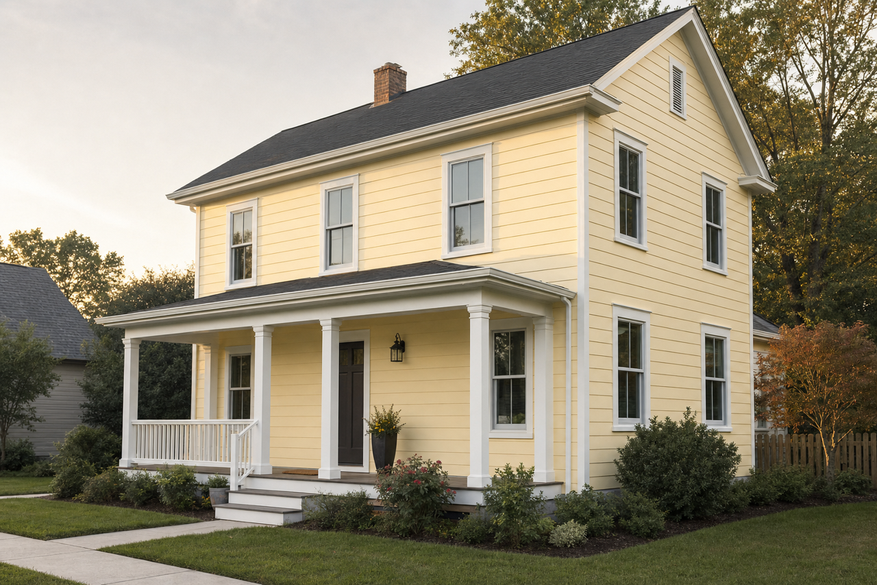 Peaceful Calm by Valspar on exterior