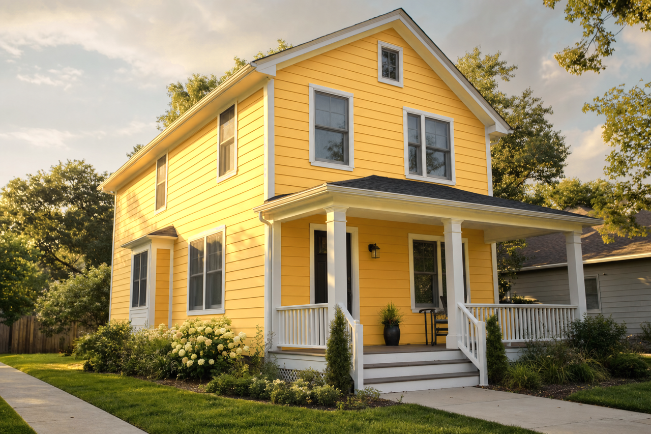 Sunday Brunch by Valspar on exterior