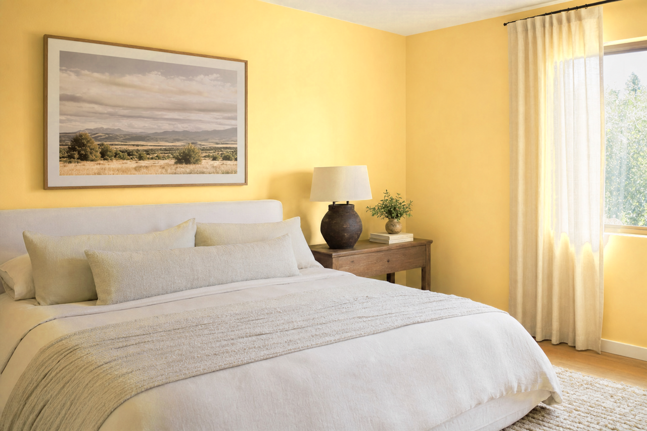 Toasted Oat by Valspar on interiors