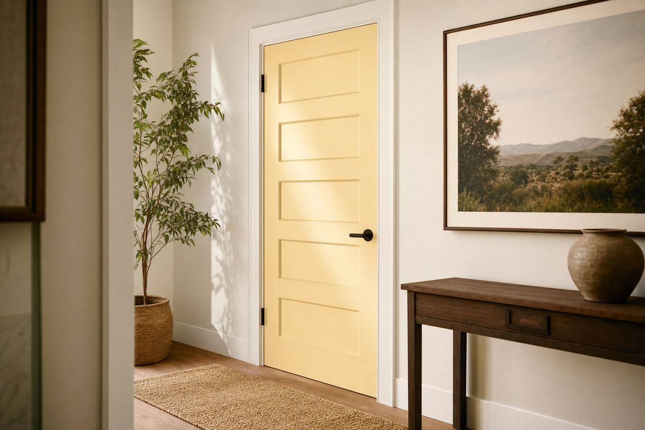 Cuddle by Valspar on interior-doors