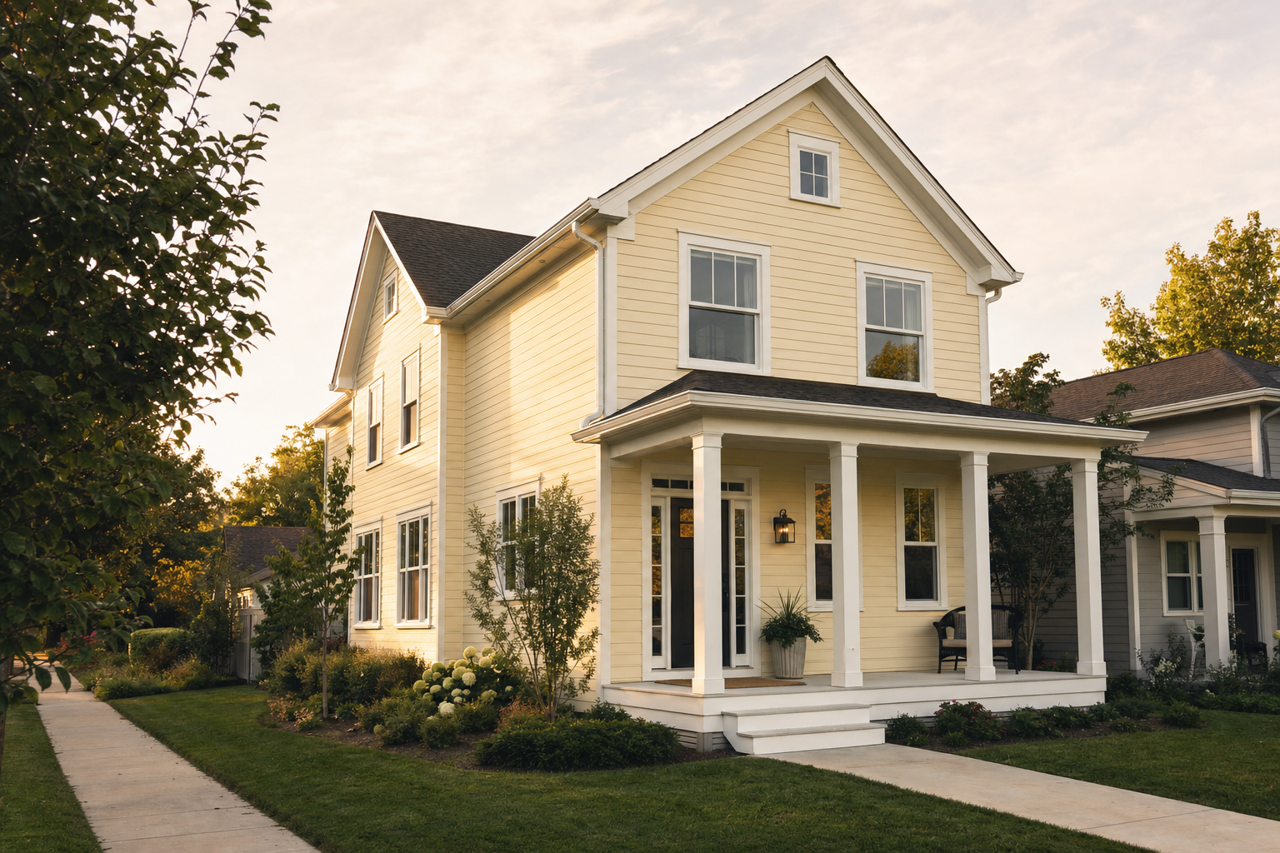 Champagne Dance by Valspar on exterior