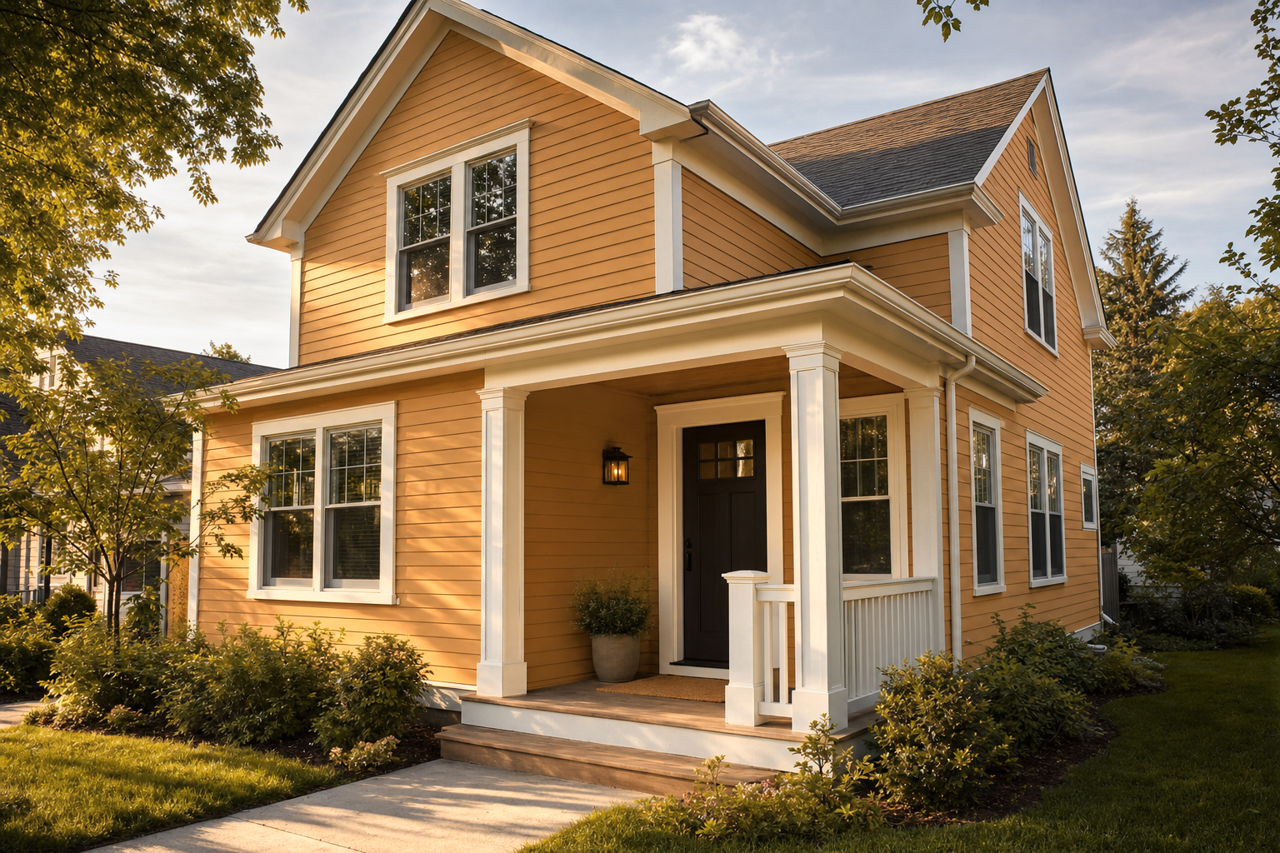 Garden Ochre by Valspar on exterior