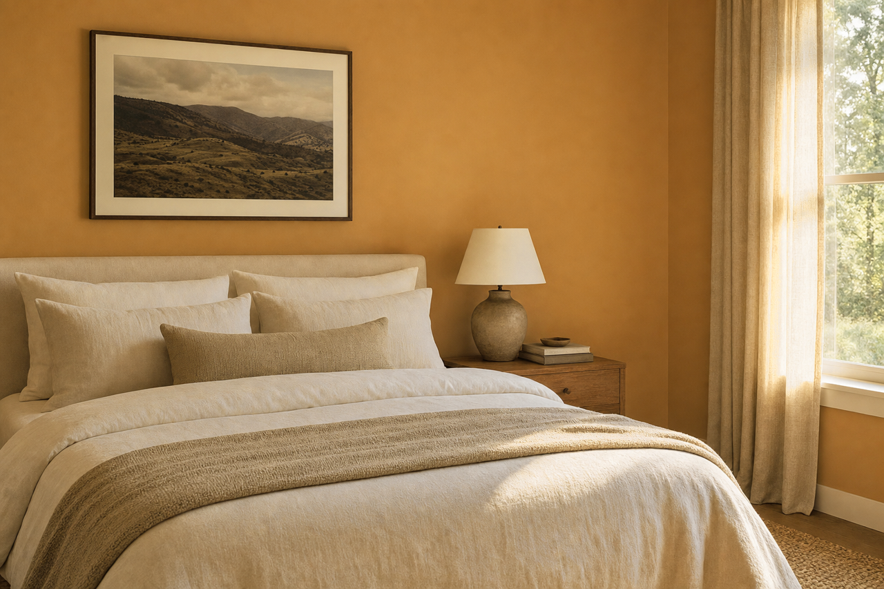 Camel Ride by Valspar on interiors