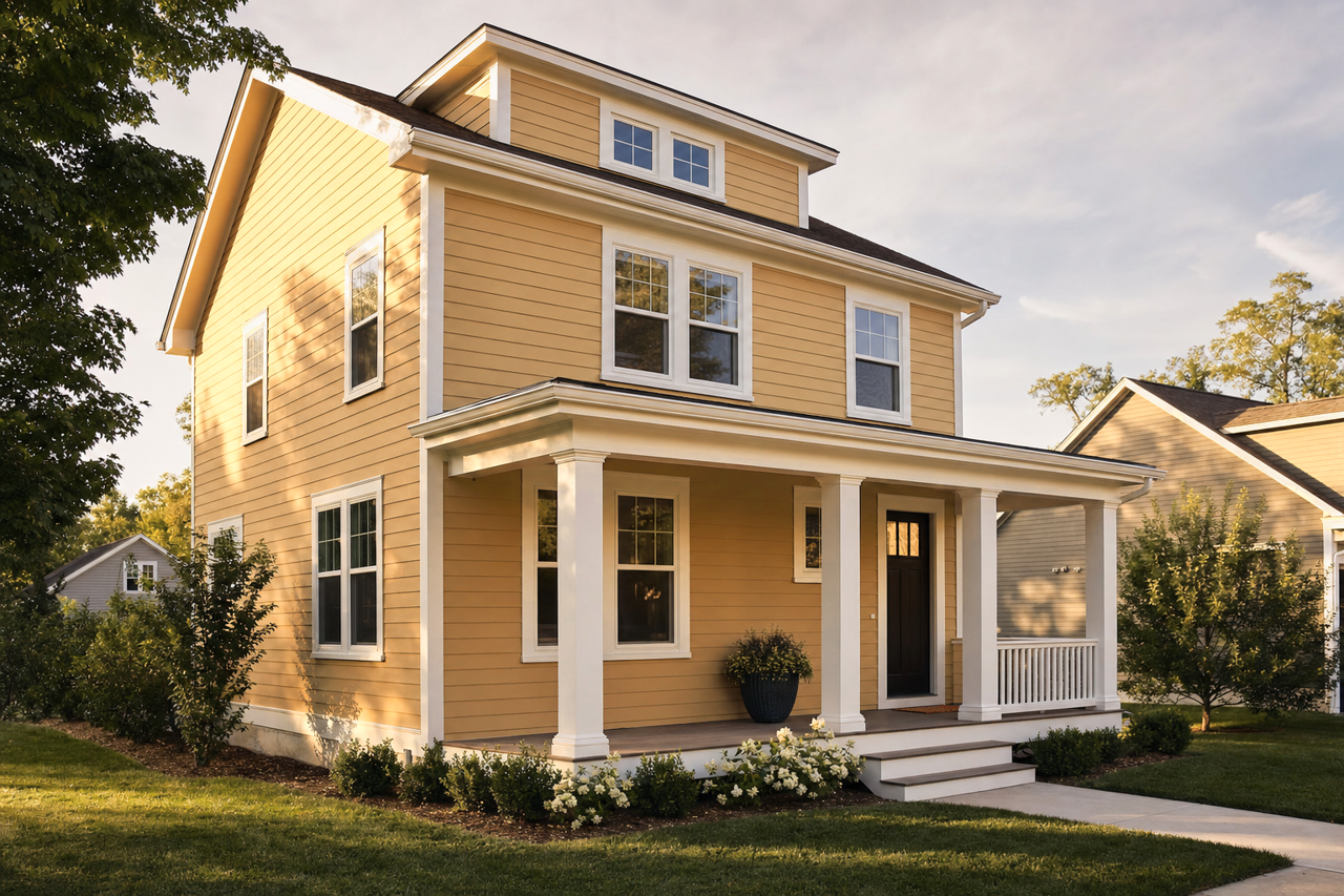 Antelope Hide by Valspar on exterior