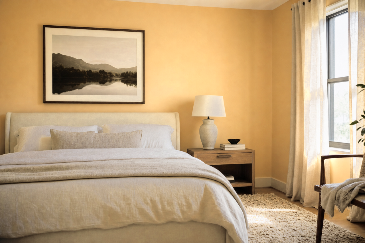Cloudy Sunset by Valspar on interiors