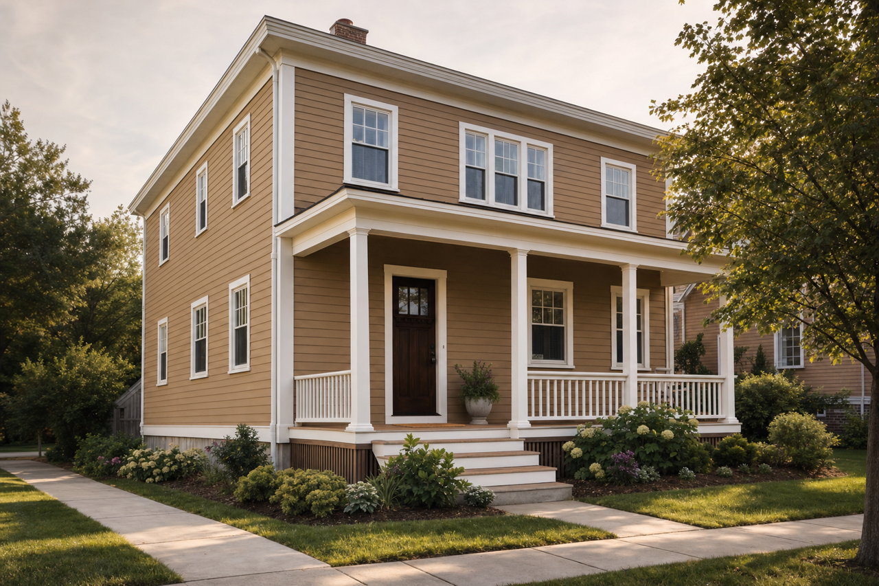 Magic Lamp by Valspar on exterior