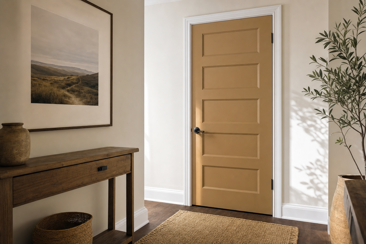 Magic Lamp by Valspar on interior-doors