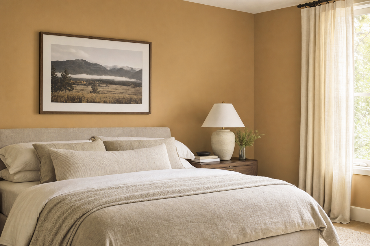 Hot-Crossed Bun by Valspar on interiors