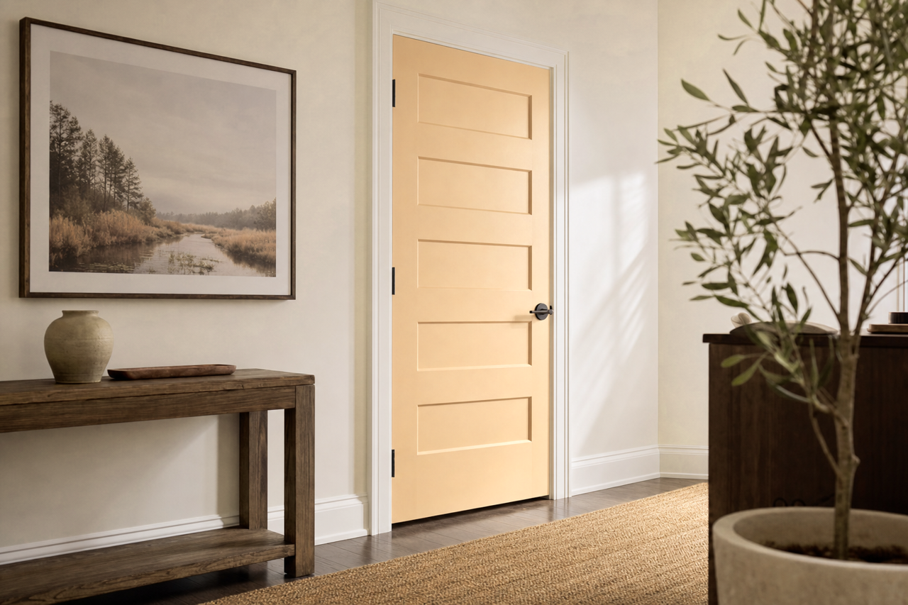 Prairie Dance by Valspar on interior-doors