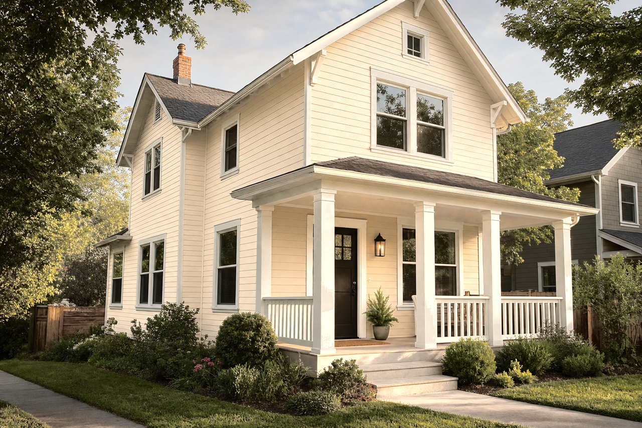 Classic Buff by Valspar on exterior
