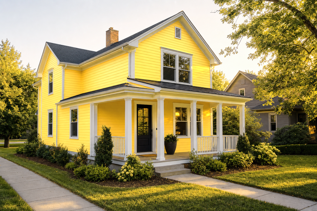 Dandelion Chain by Valspar on exterior