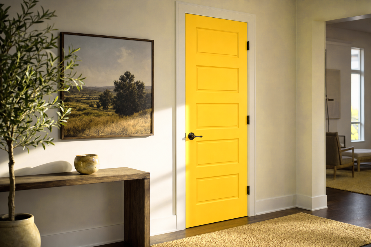 Dandelion Chain by Valspar on interior-doors