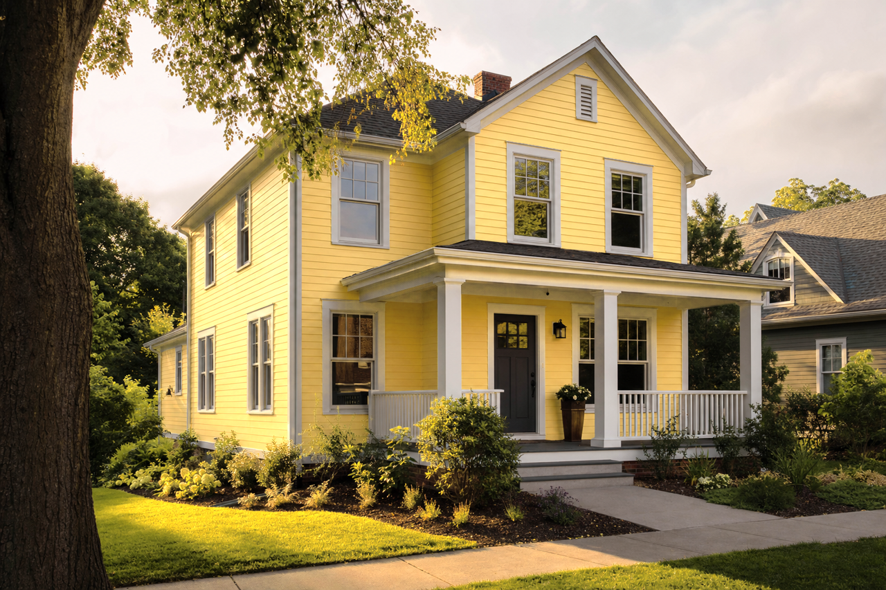 Golden Haze by Valspar on exterior